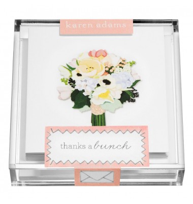Gift Enclosure, Flowers in Acrylic Box, Karen Adams